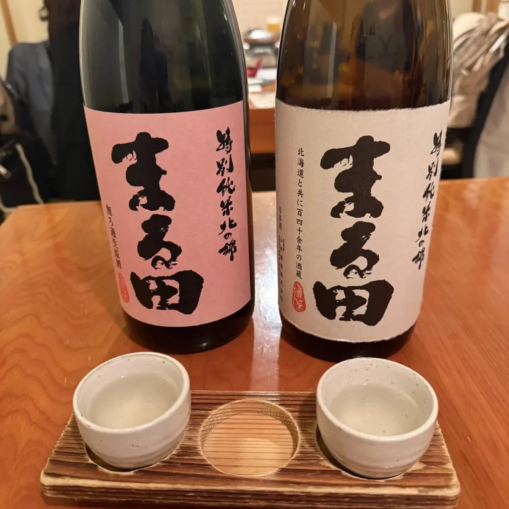 北海道の歴史を醸す「まる田」の飲み比べ、力強い旨みとキレに身を委ねて